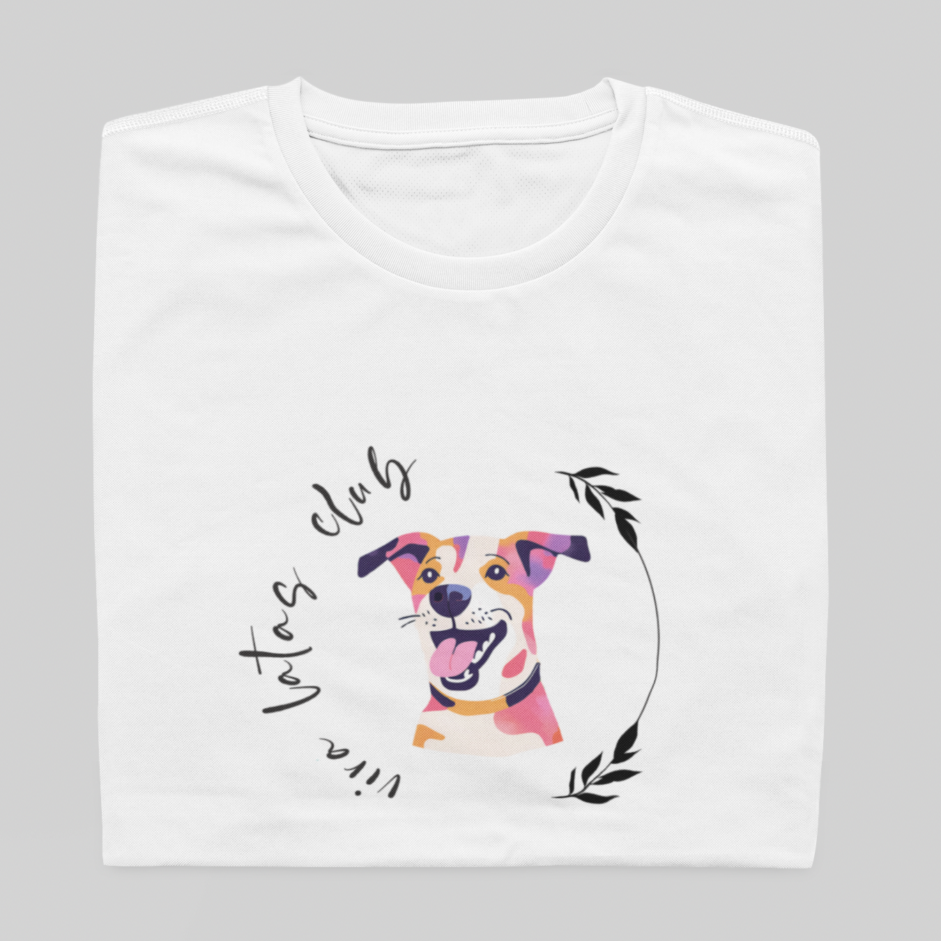 Nome do produto: T- shirt Quality - Vira-Latas CLUB - BRANCO