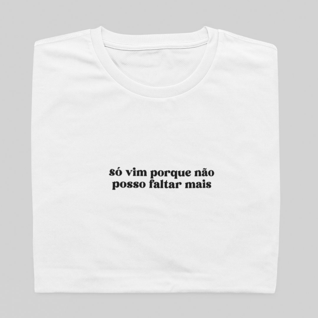 Nome do produto: Babe Long Quality - Não posso faltar mais - BRANCO