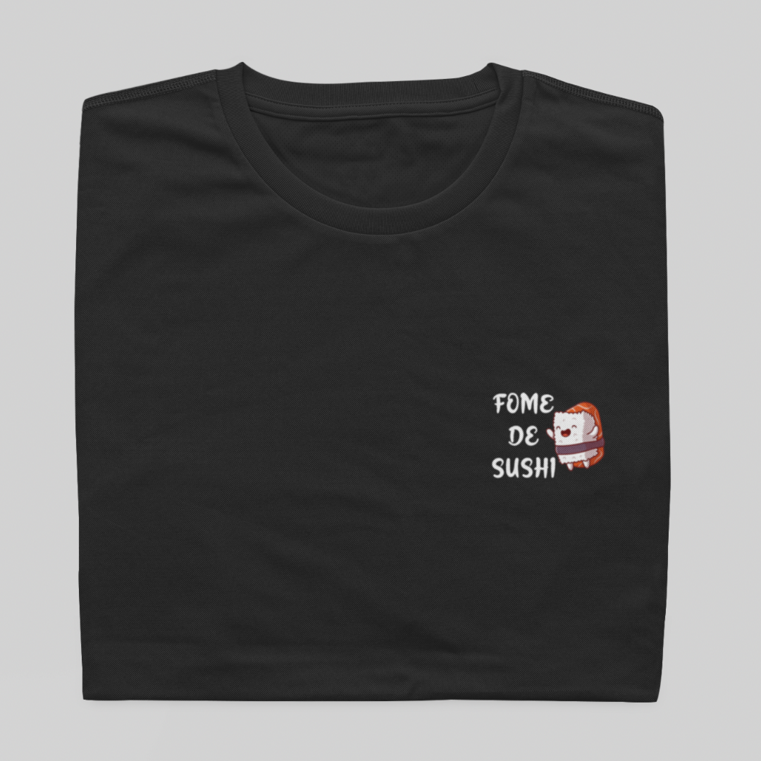 Nome do produto: T- shirt Quality - Fome de sushi - COLORIDO