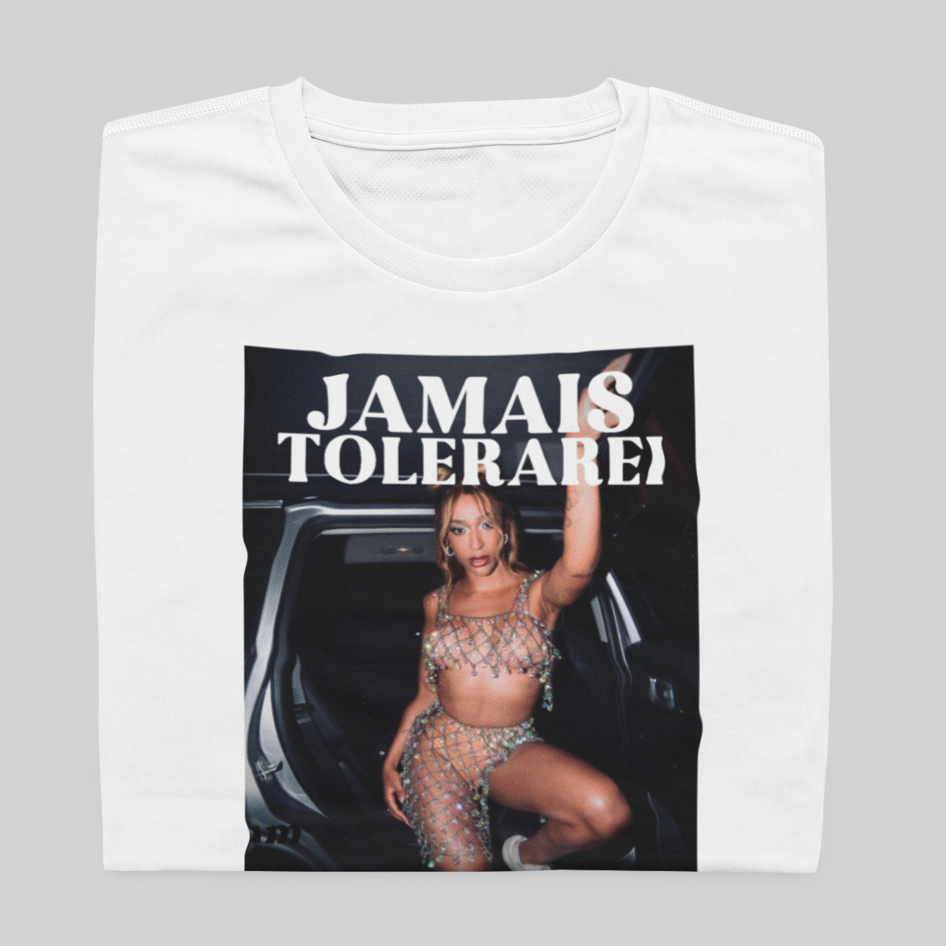 Nome do produto: T- shirt Quality - Jamais tolerarei - BRANCO