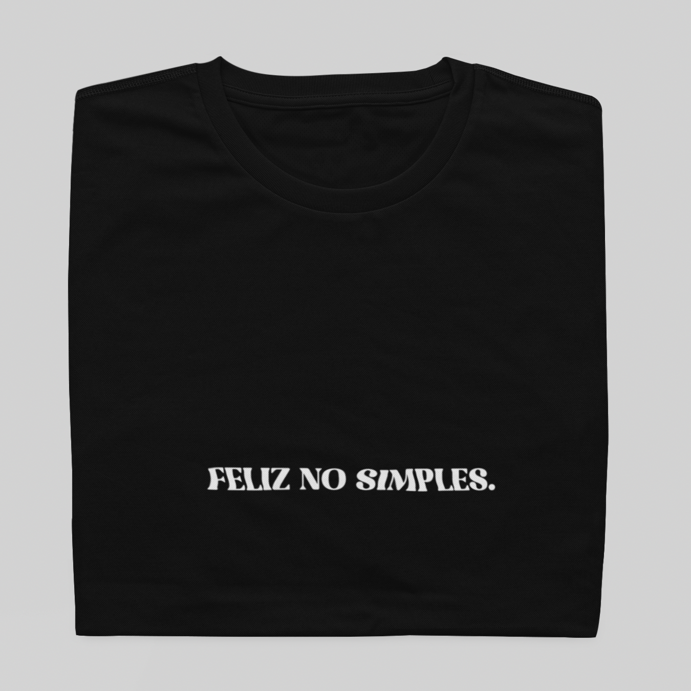 Nome do produto: T- shirt Quality - Feliz no simples - COLORIDO