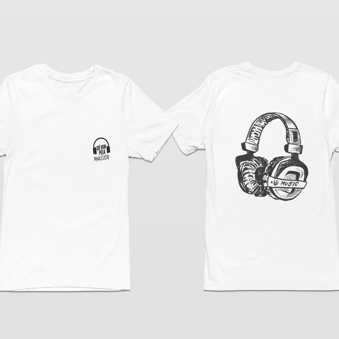 Nome do produto: Oversized - OFF WHITE/BRANCO - Só vim pela música