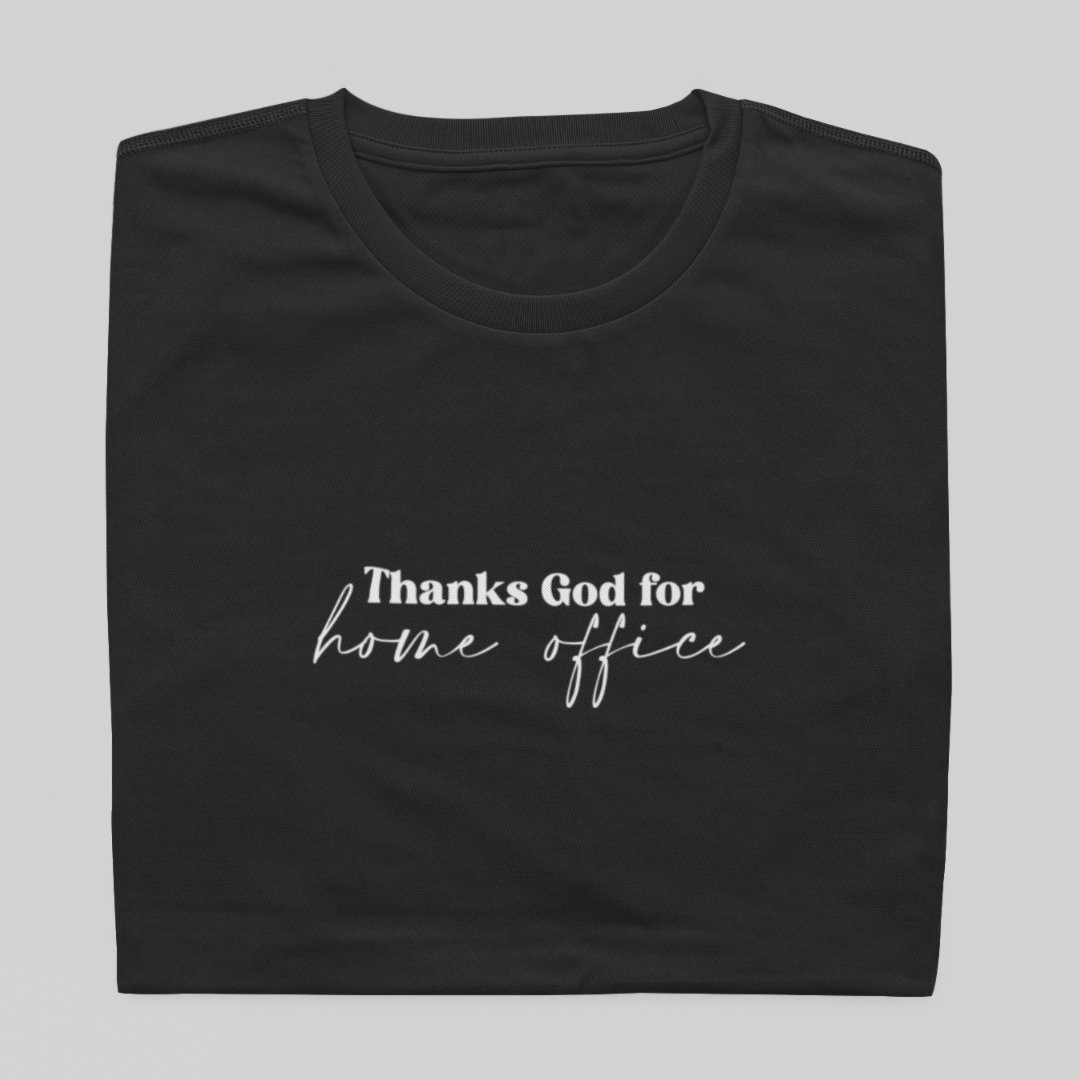 Nome do produto: T- shirt Quality - Thanks for Home Office - COLORIDO