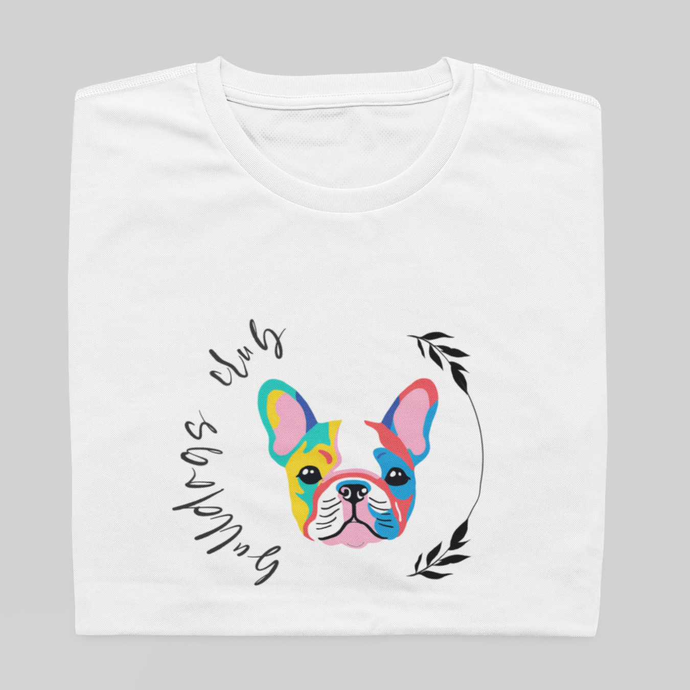 Nome do produto: T- shirt Quality - Bulldogs CLUB - BRANCO