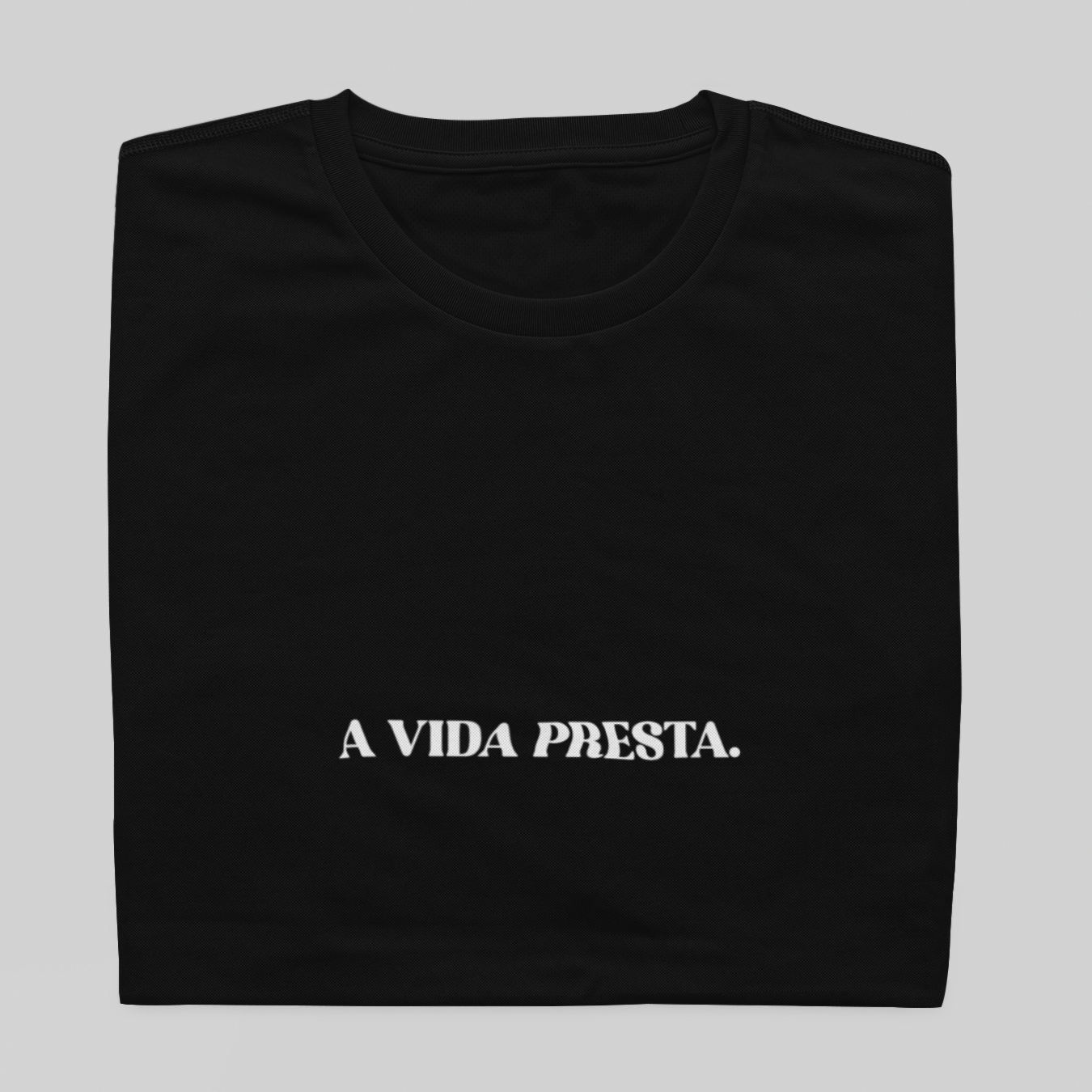 Nome do produto: T- shirt Quality - A vida presta - COLORIDO