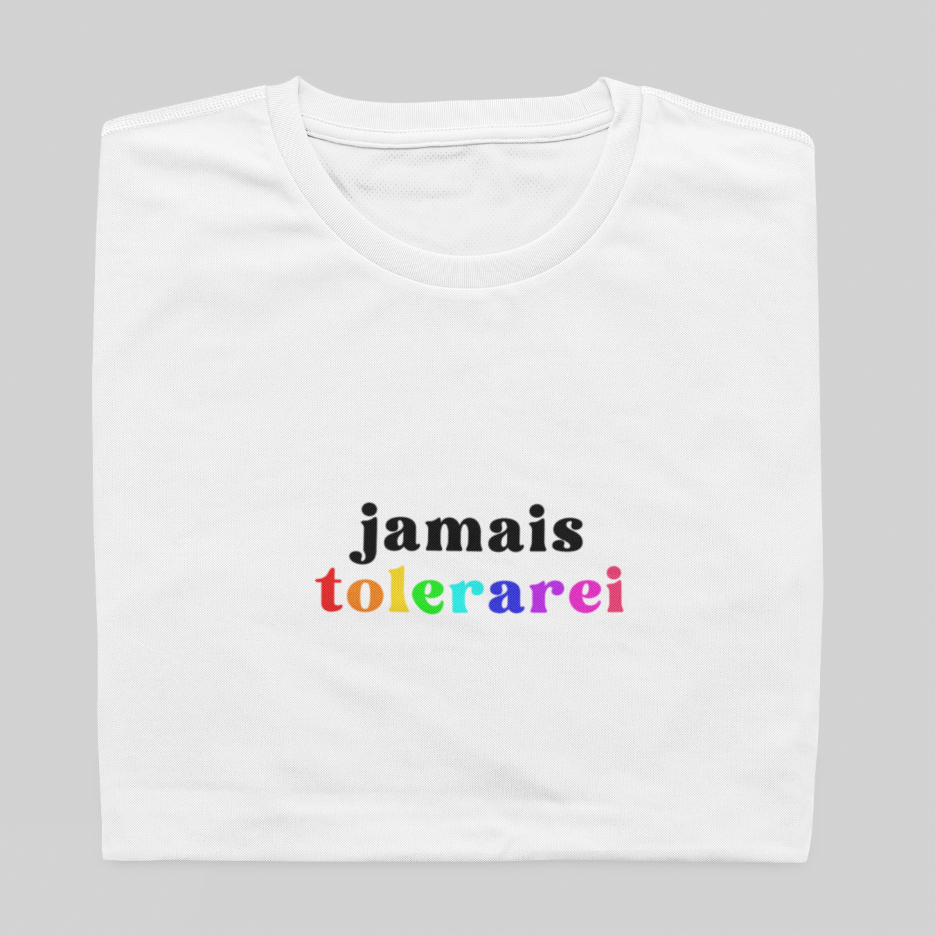 Nome do produto: T- shirt Quality - TOLERAREI - BRANCO