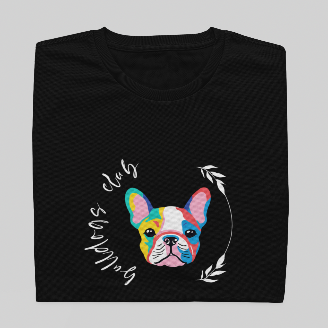 Nome do produto: T- shirt Quality - Bulldogs CLUB - BRANCO