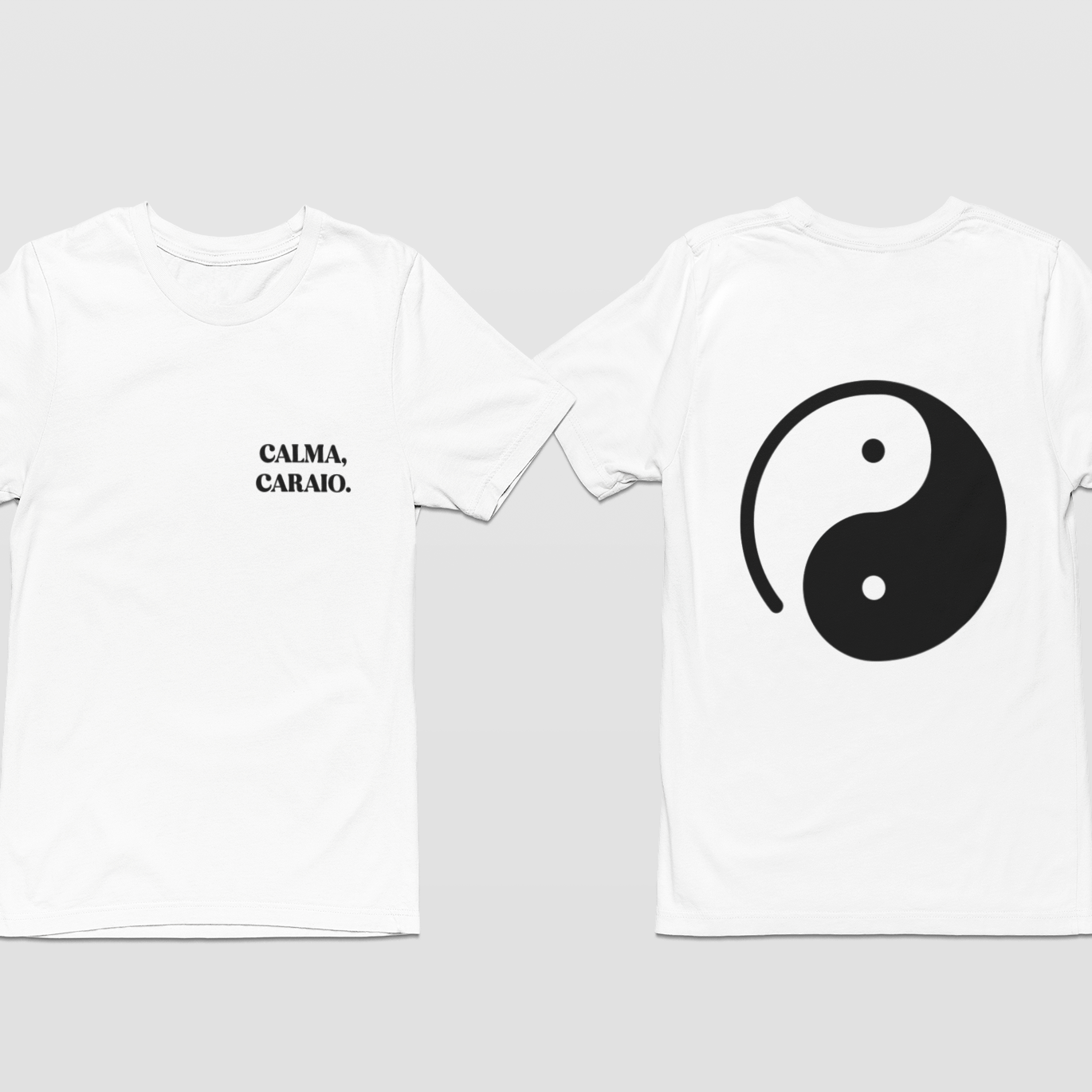 Nome do produto: Oversized - OFF WHITE/BRANCO - Calma Caraio.