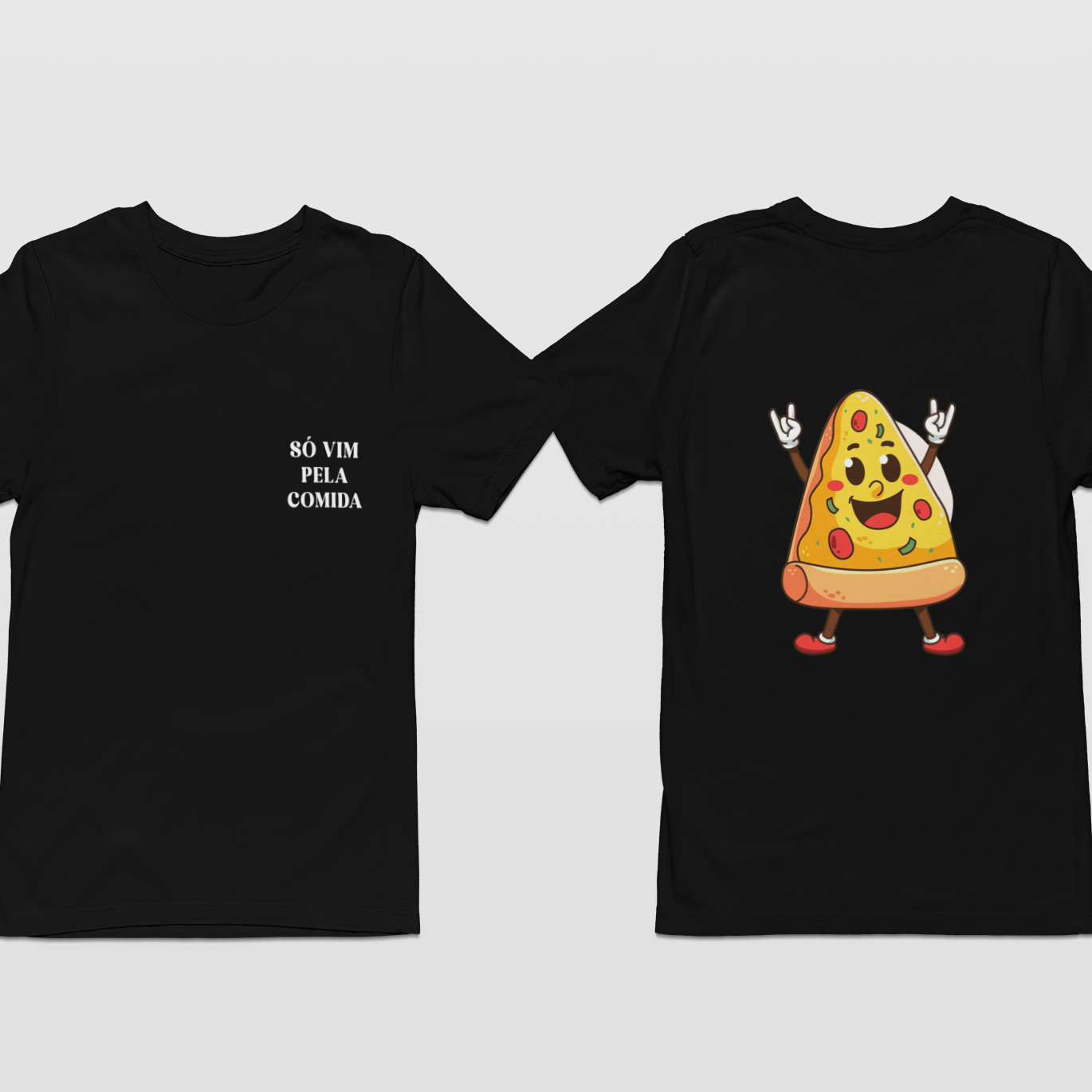 Nome do produto: Oversized - COLORIDO - Só vim pela comida