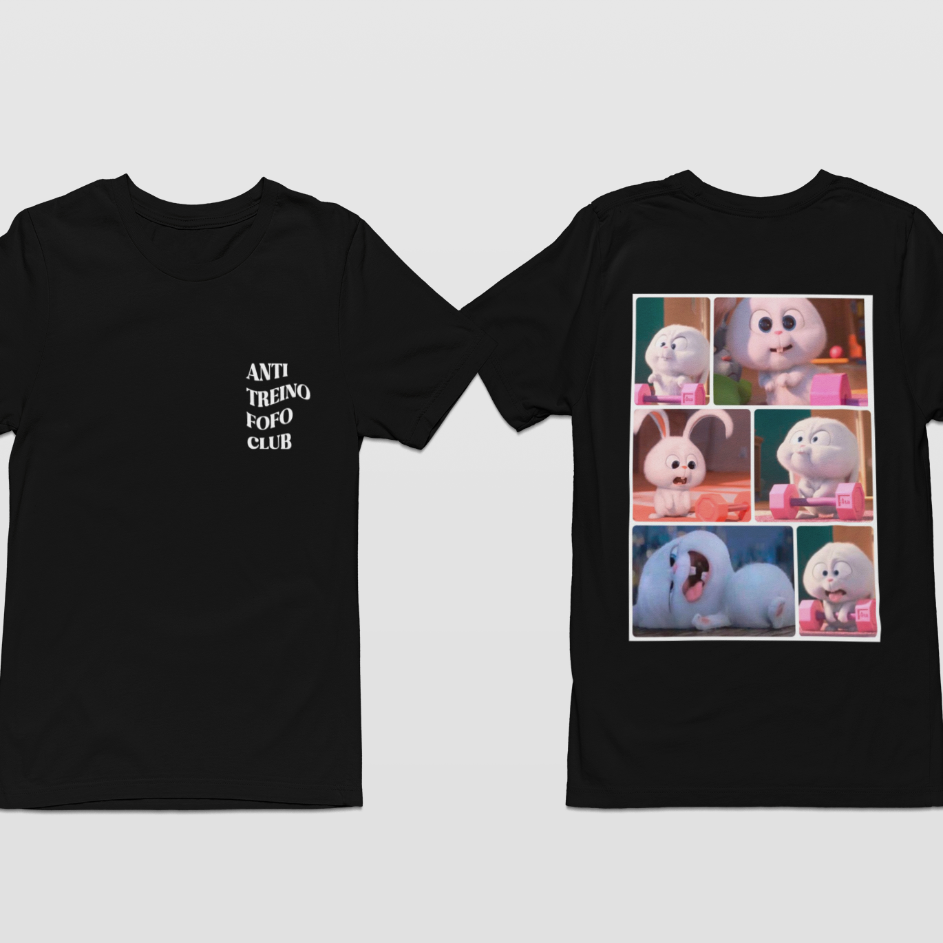 Nome do produto: Oversized - COLORIDO - Anti treino fofo club