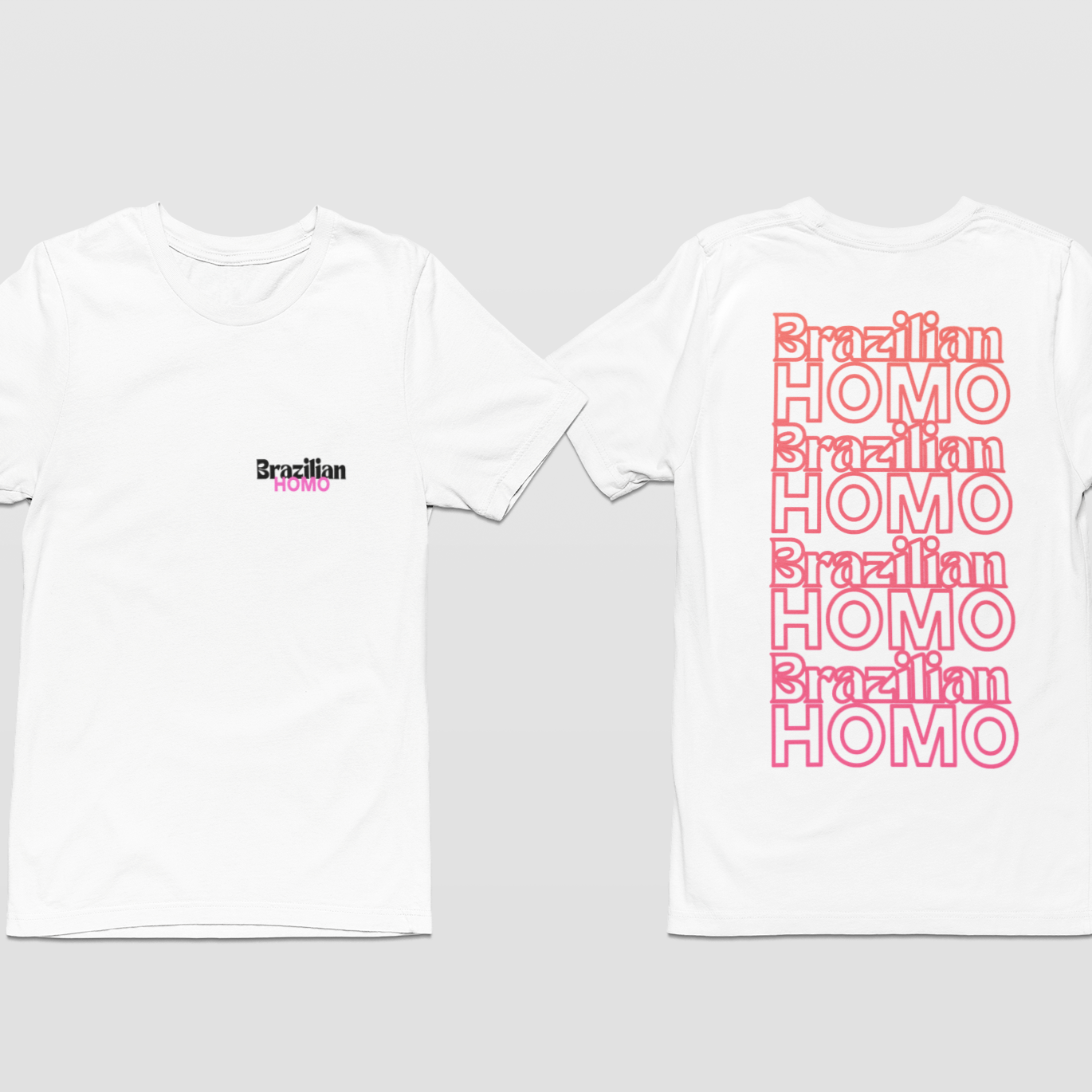 Nome do produto: Oversized - BRANCO - Brazilian HOMO