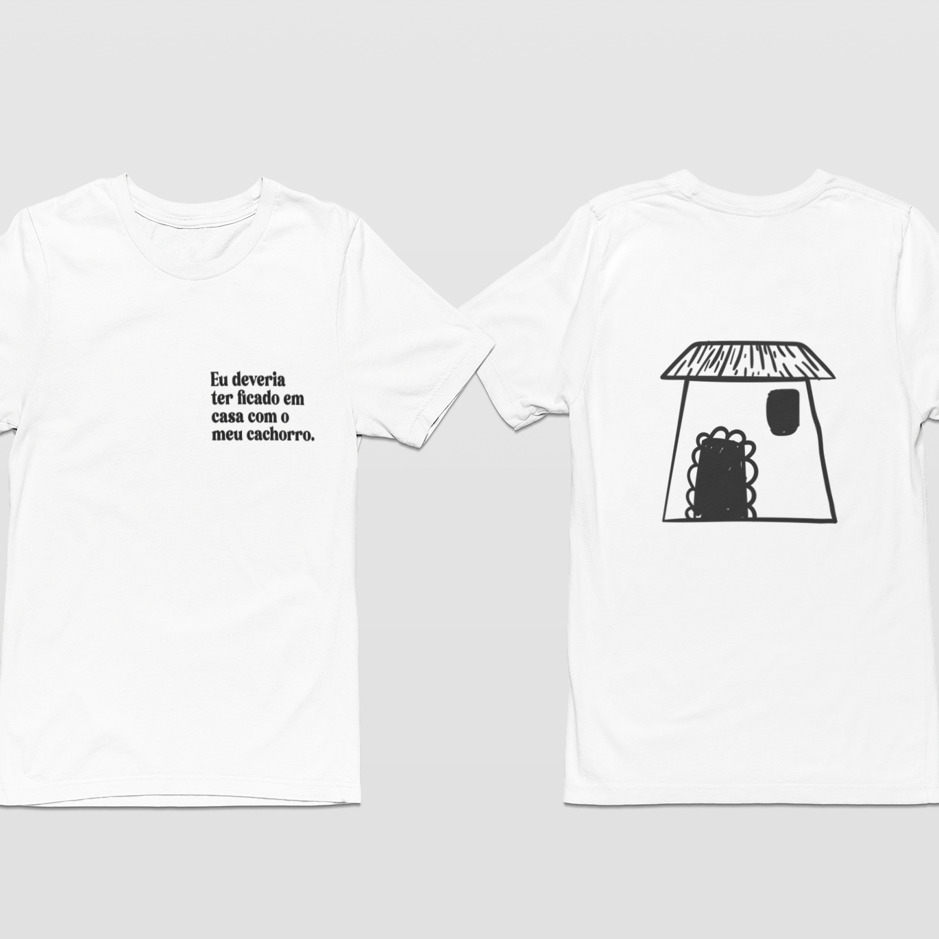 Nome do produto: Oversized - OFF WHITE/BRANCO - Deveria ter ficado com meu cachorro