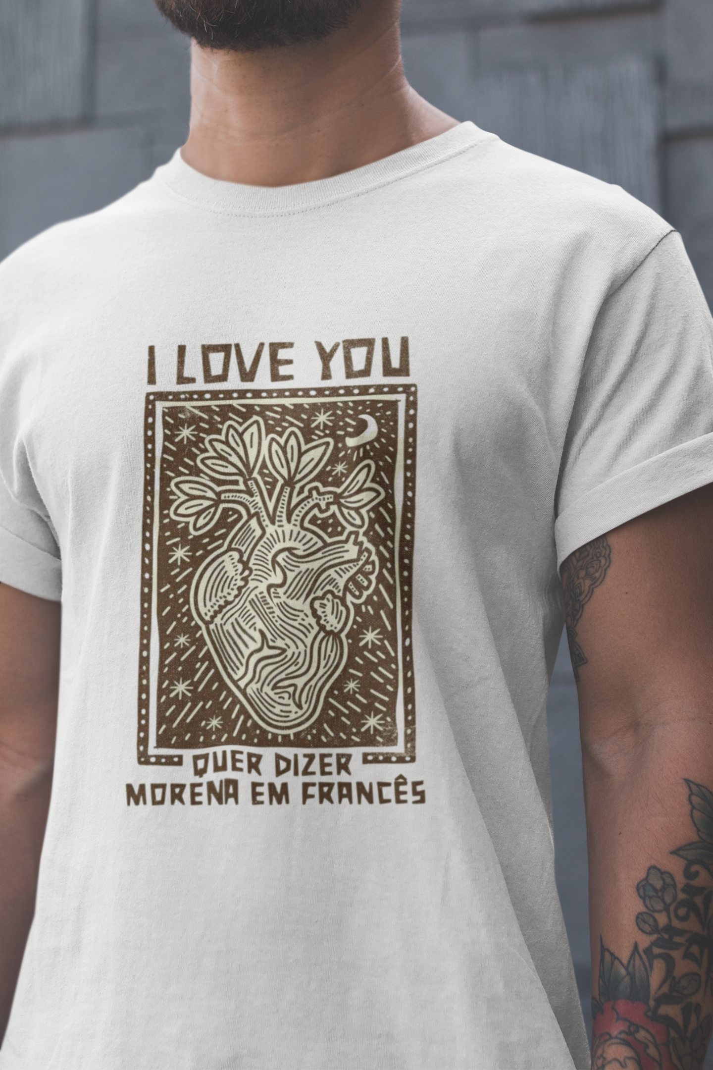 Nome do produto: CLASSIC- I LOVE YOU-MORENA EM FRANCÊS