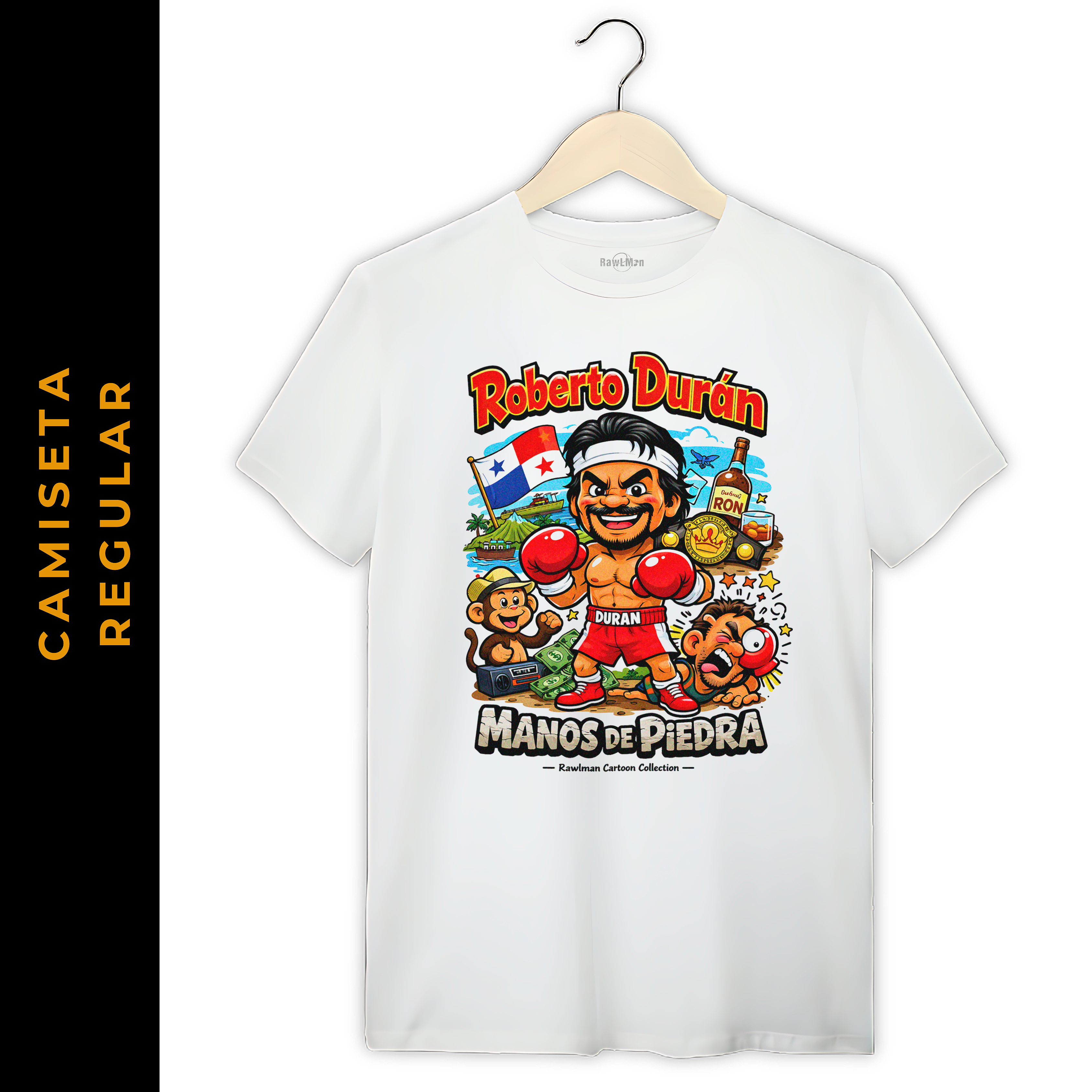 Regular Cartoon Boxe Roberto Dúran