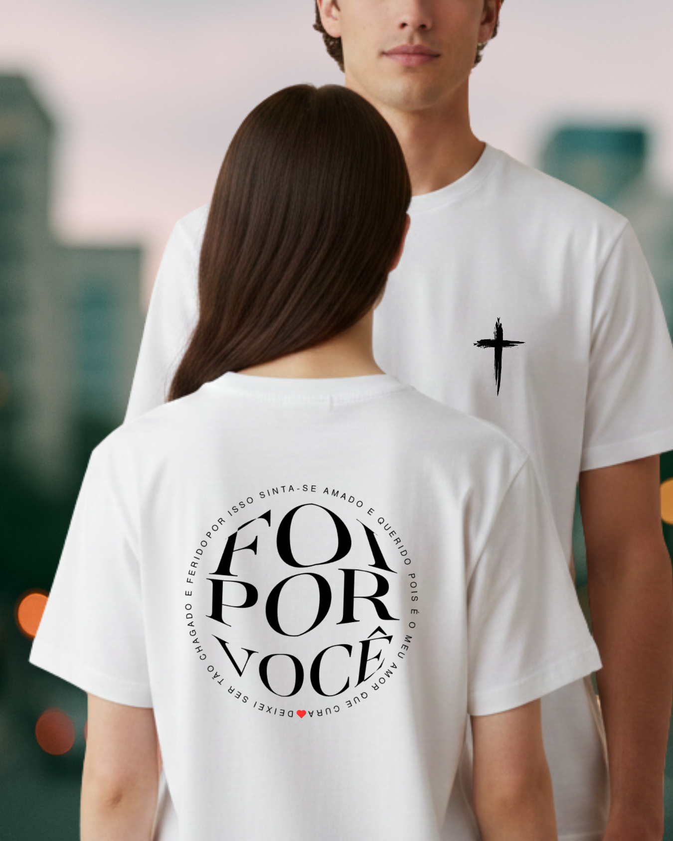 Camiseta Foi por você