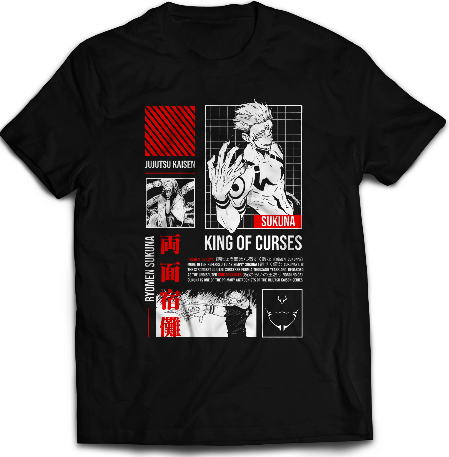 Camisa - Jujutsu Sukuna