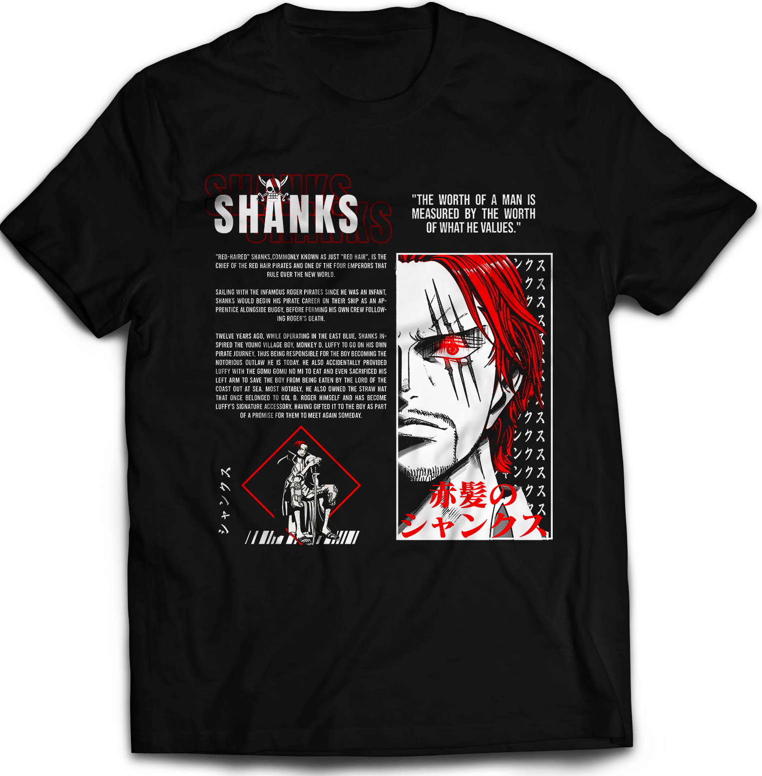 Camisa - One Piece Shanks