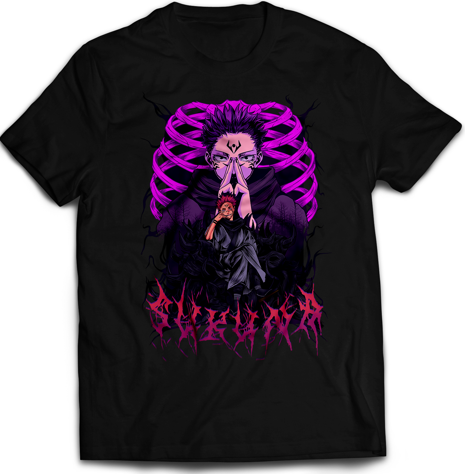 Camisa - Jujutsu Sukuna Purple