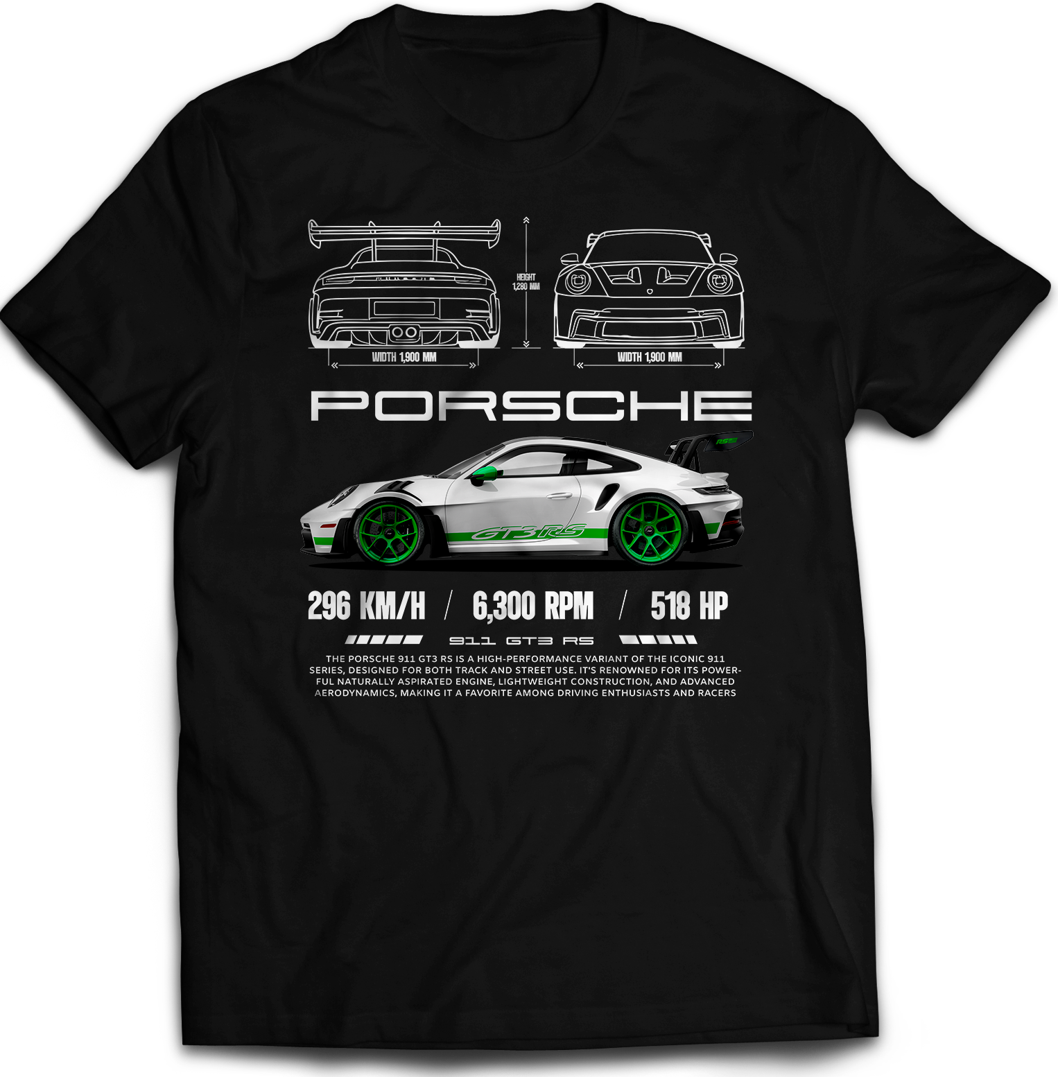 Camisa - Porsche 911