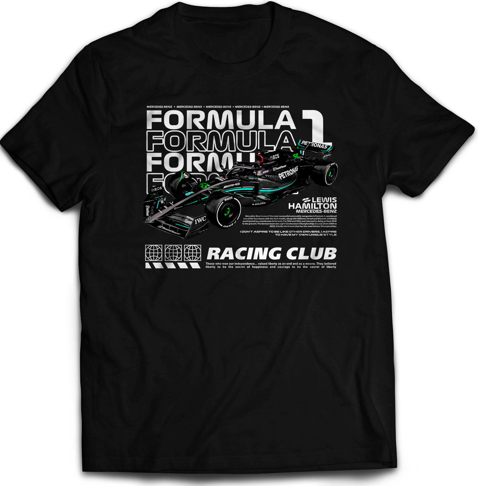 Nome do produto: Camisa - F1 Mercedes