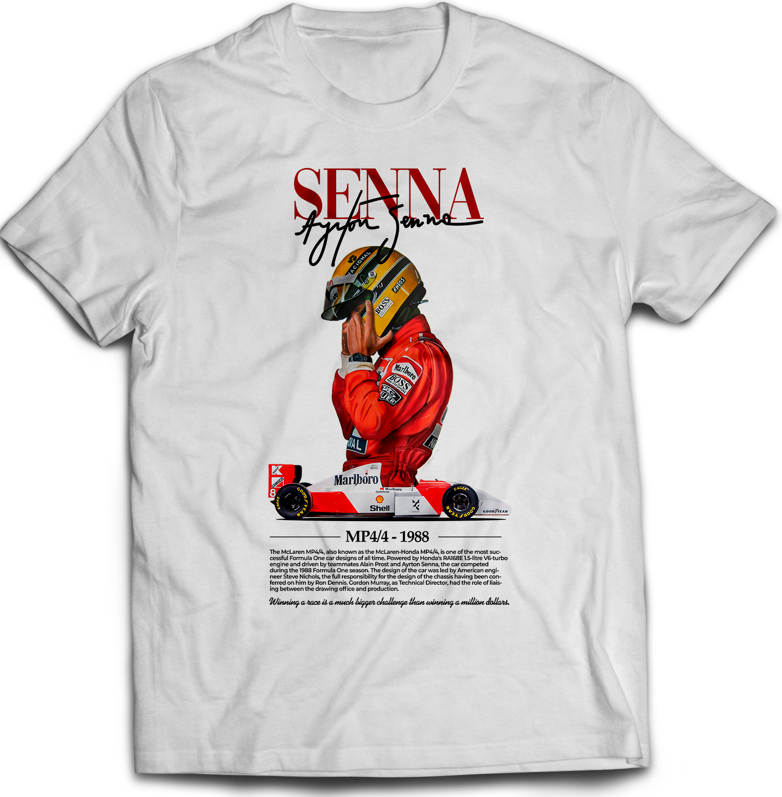 Camisa - F1 Ayrton Senna
