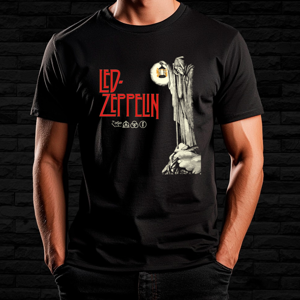 Nome do produto: Camiseta Led Zeppelin - The Hermit | Linha Prime