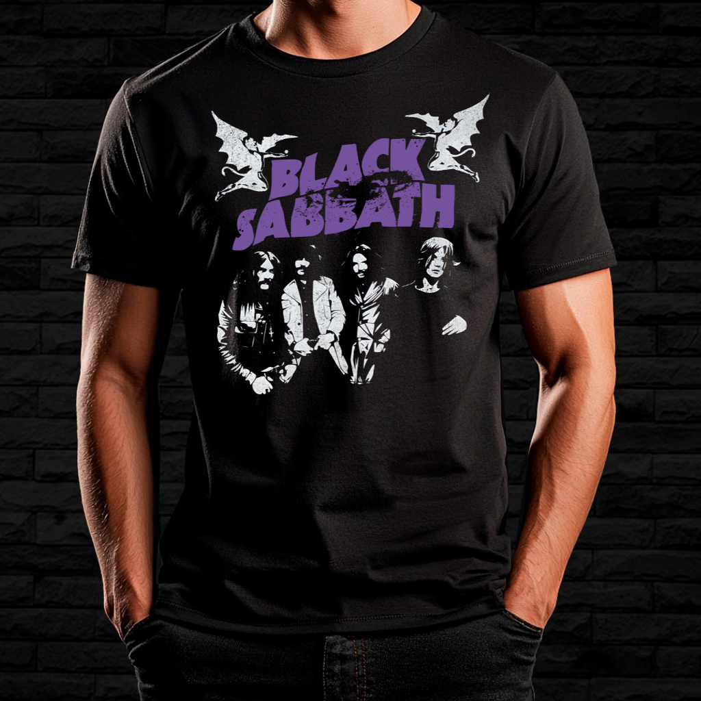 Nome do produto: Camiseta Black Sabbath - Purple Classic | Linha Prime