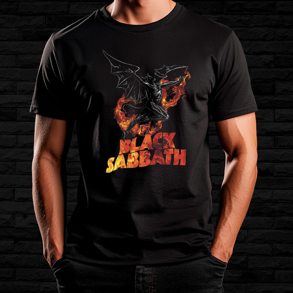 Nome do produto: Camiseta Black Sabbath - Fire Demon | Linha Prime