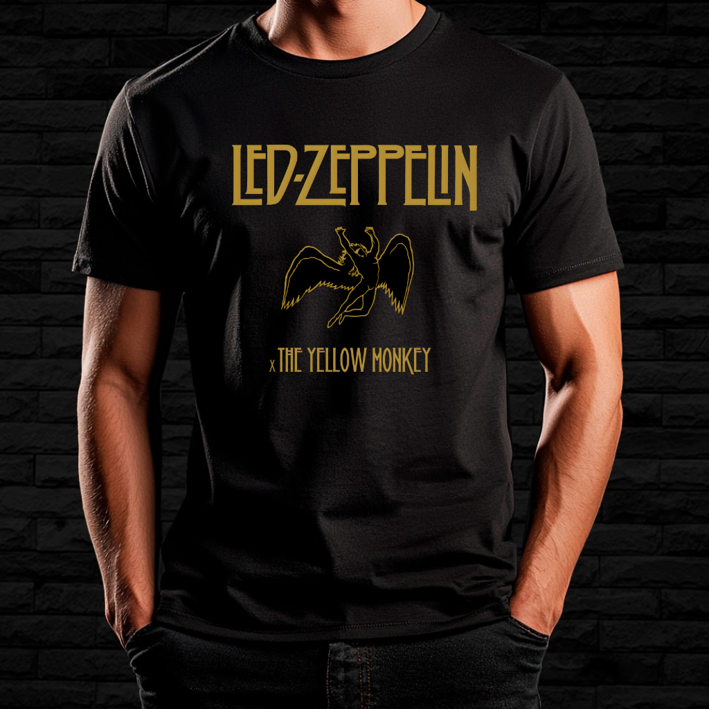 Nome do produto: Camiseta Led Zeppelin x The Yellow Monkey | Linha Prime