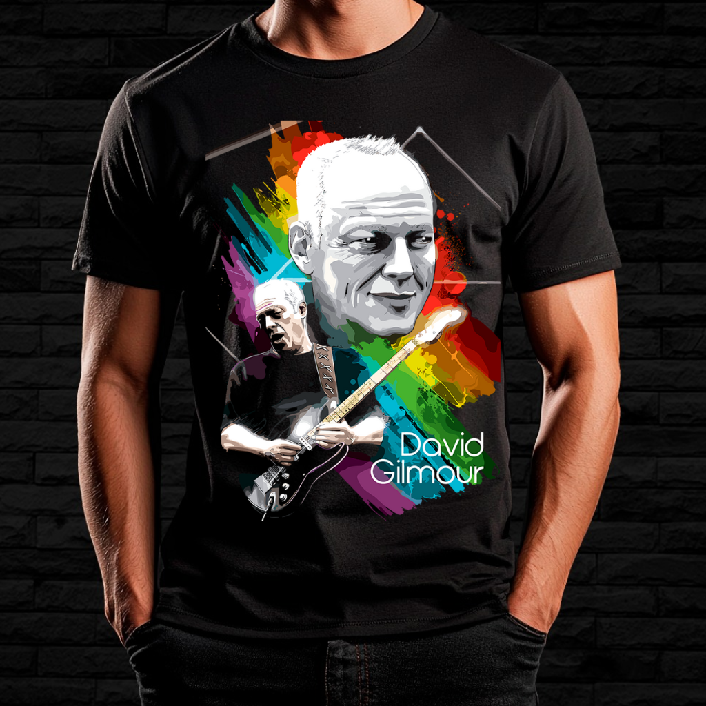 Nome do produto: Camiseta David Gilmour - Colors of Sound | Linha Prime