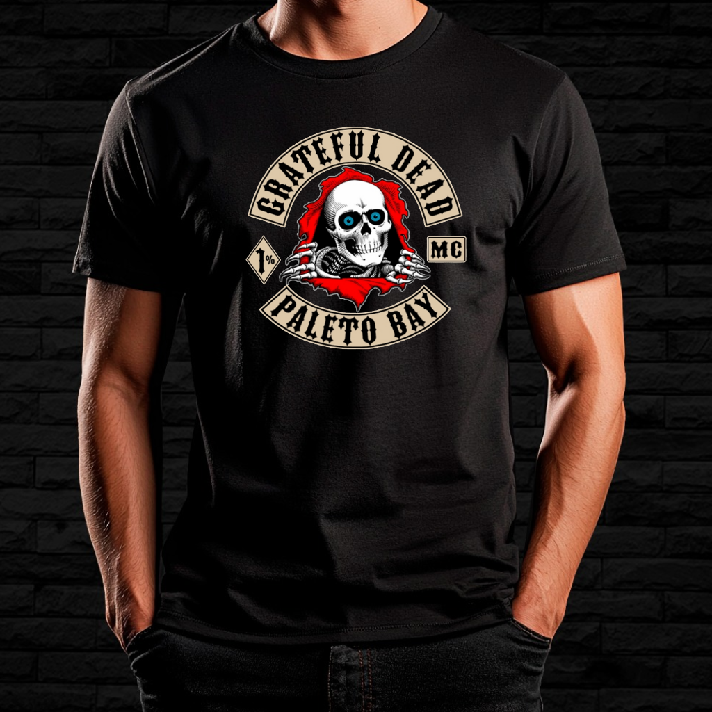 Nome do produto:  Camiseta Grateful Dead - Paleto Bay Skull | Linha Prime