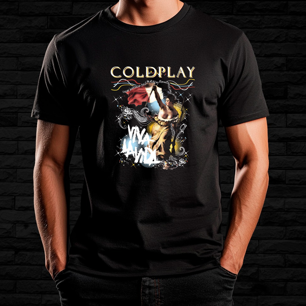 Nome do produto: Camiseta Coldplay - Viva La Vida | Linha Prime