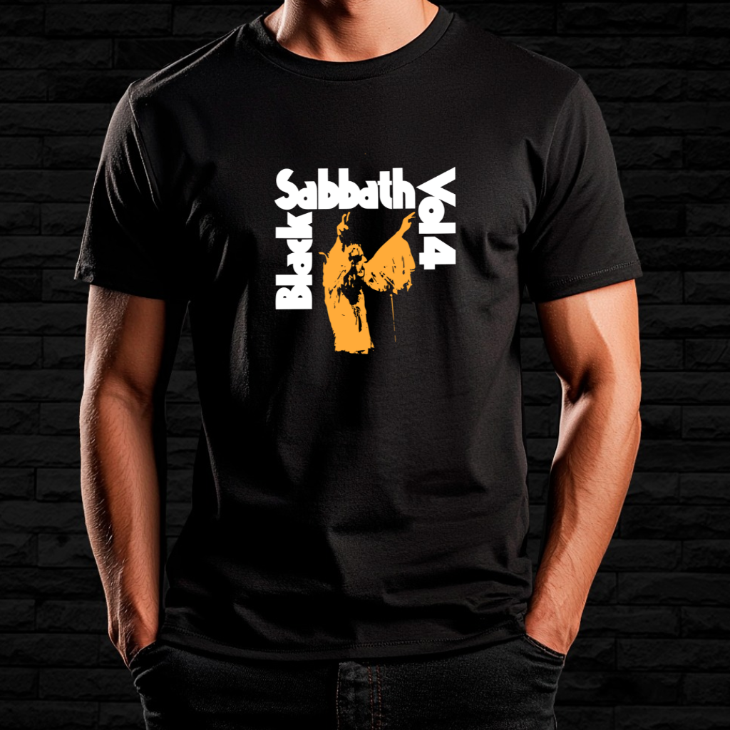 Nome do produto:  Camiseta Black Sabbath - Vol. 4 | Linha Prime