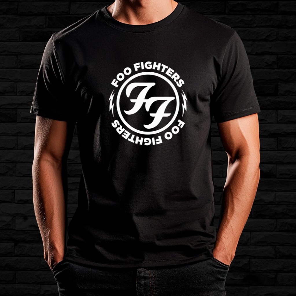 Nome do produto: Camiseta Foo Fighters - Classic Circle | Linha Prime