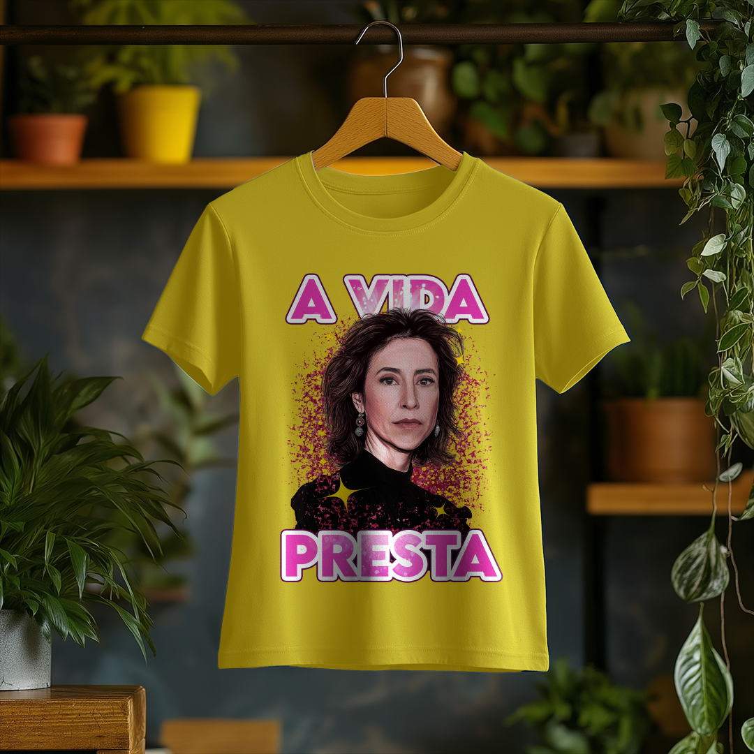 Nome do produto: Camiseta Feminina A Vida Presta