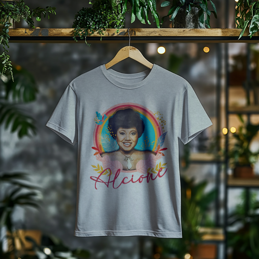 Nome do produto: Camiseta Plus Size Alcione