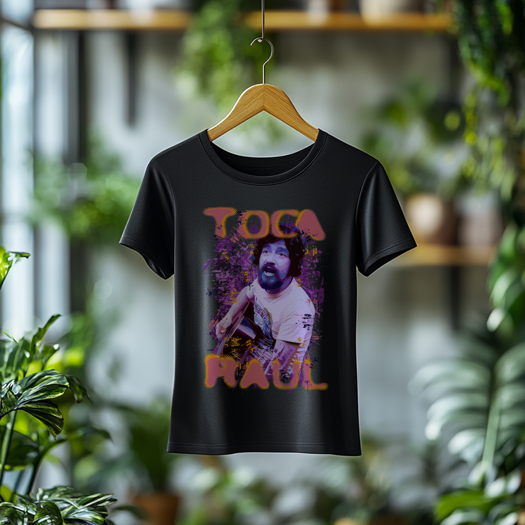 Nome do produto: Camiseta Feminina Toca Raul