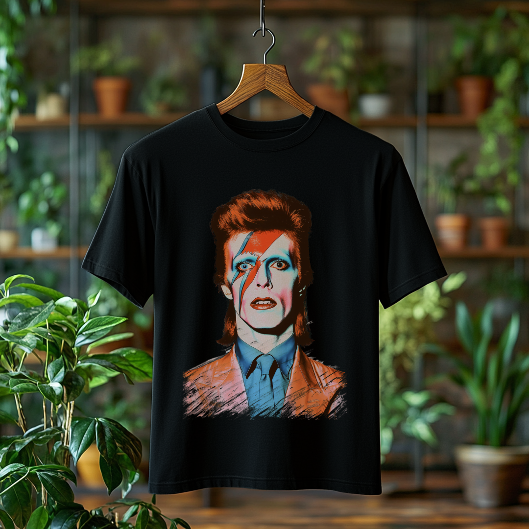 Nome do produto: Camiseta Plus Size David Bowie