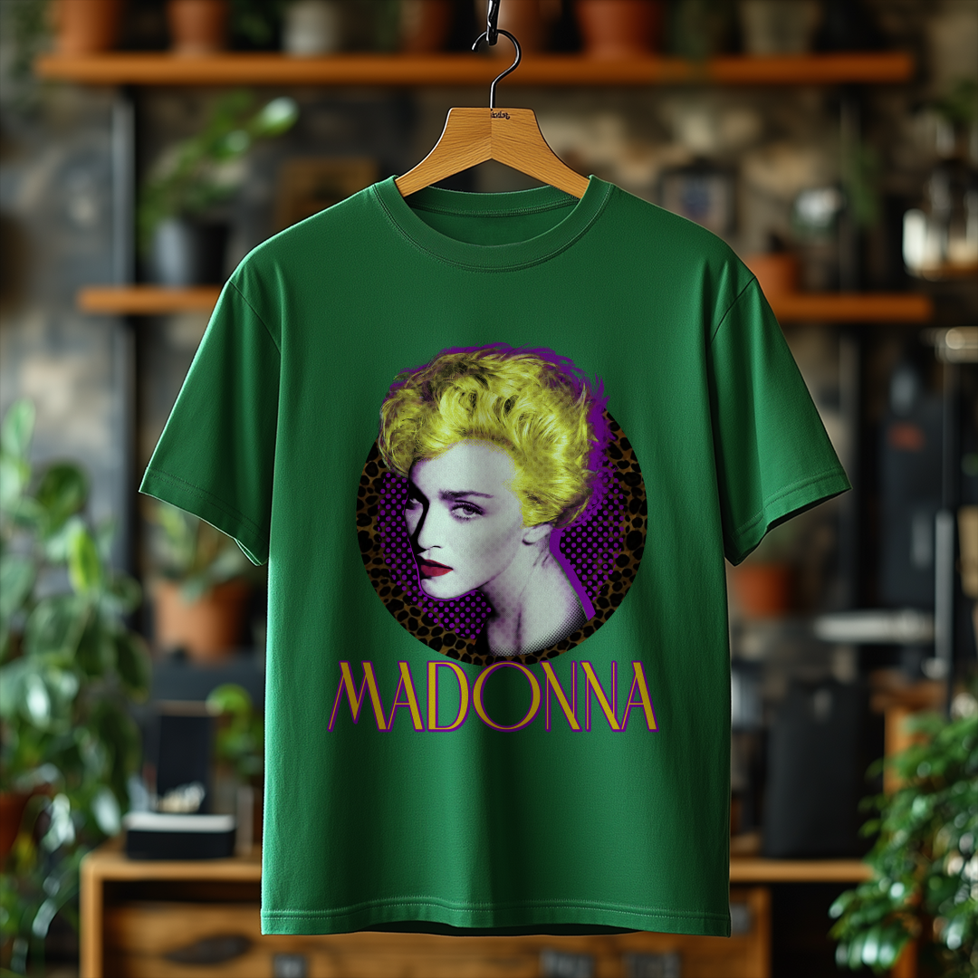 Nome do produto: Camiseta Masculina Madonna