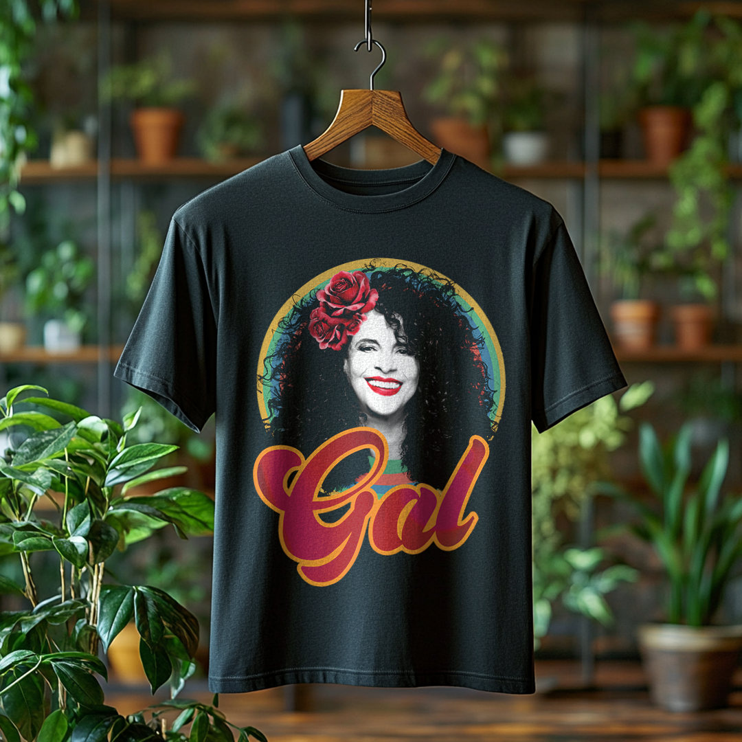 Nome do produto: Camiseta Masculina Gal Costa