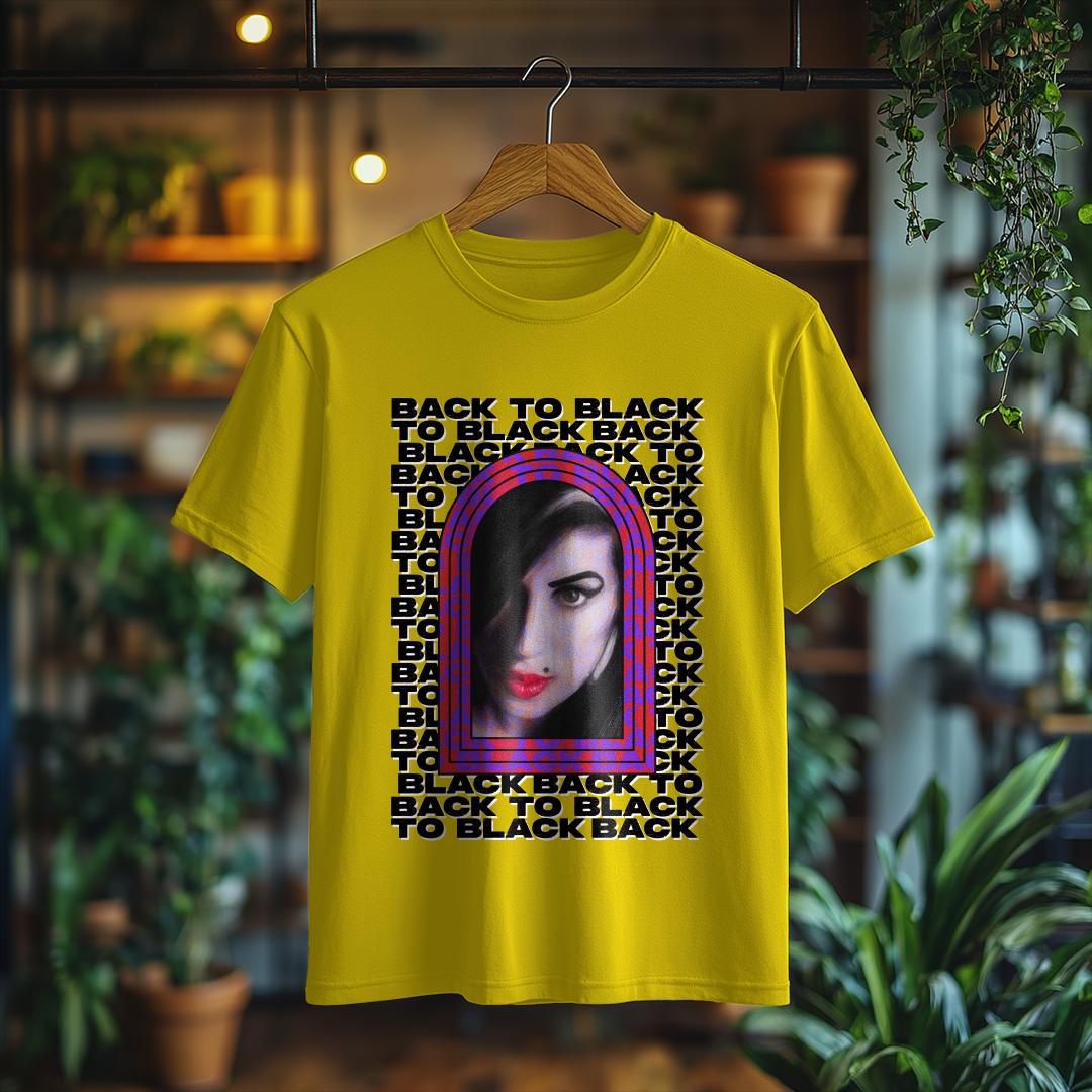 Nome do produto: Camiseta Masculina Amy Winehouse