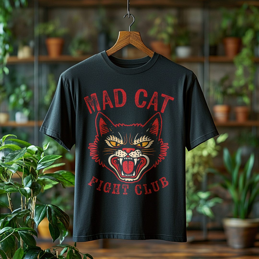 Nome do produto: Camiseta Plus Size Mad Cat