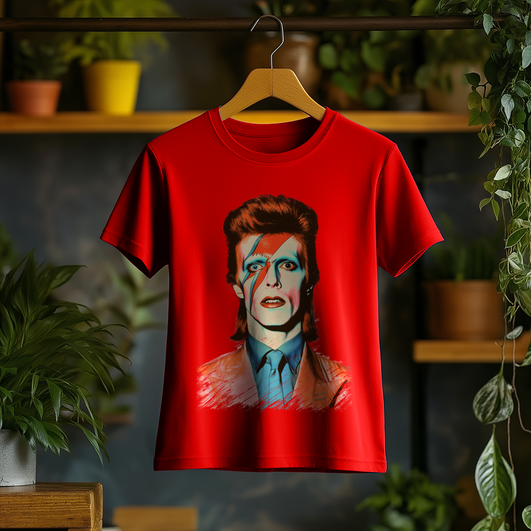 Nome do produto: Camiseta Feminina David Bowie