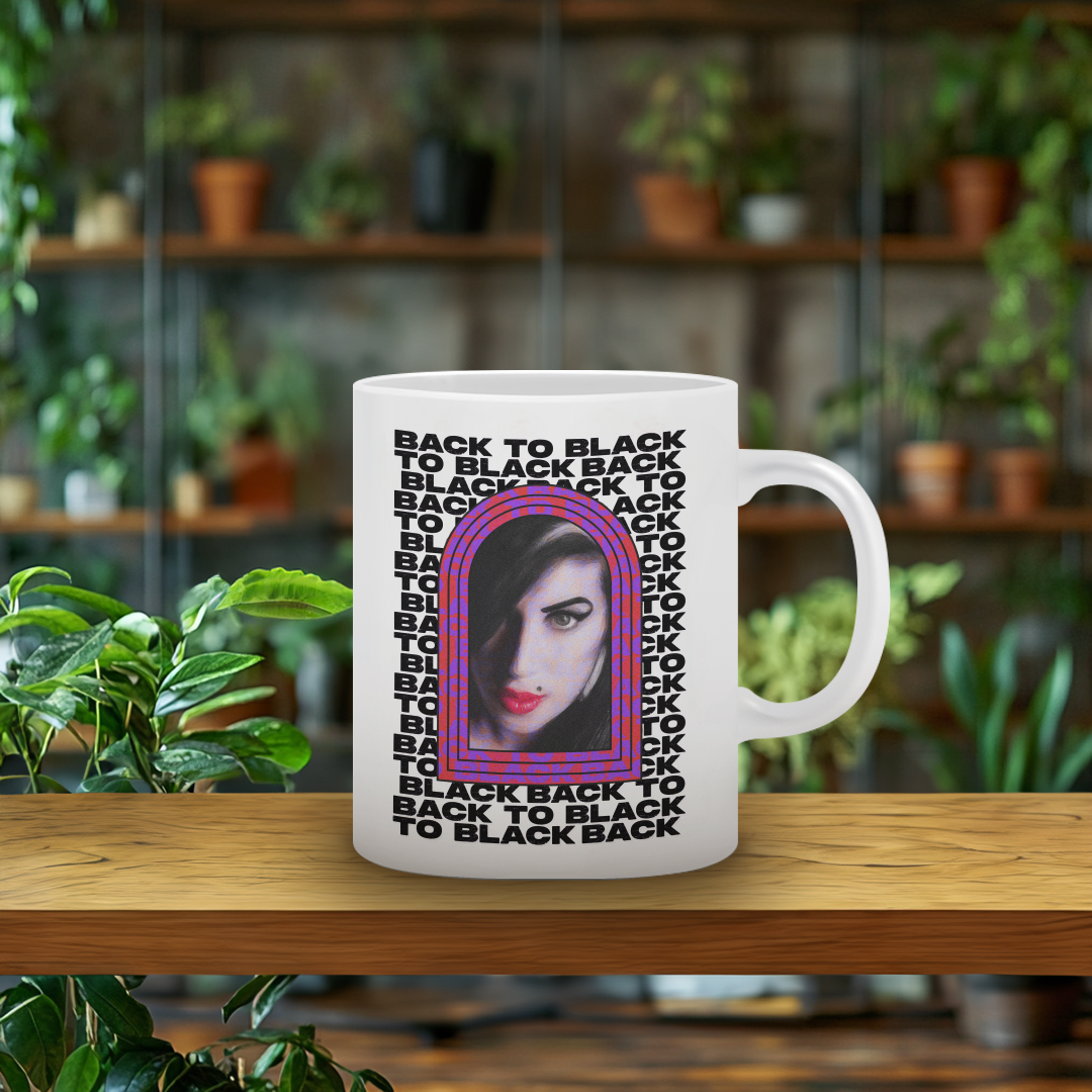Nome do produto: Caneca Amy Winehouse