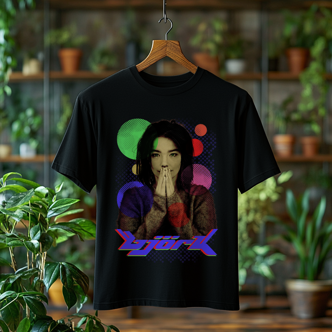 Nome do produto: Camiseta Plus Size Björk