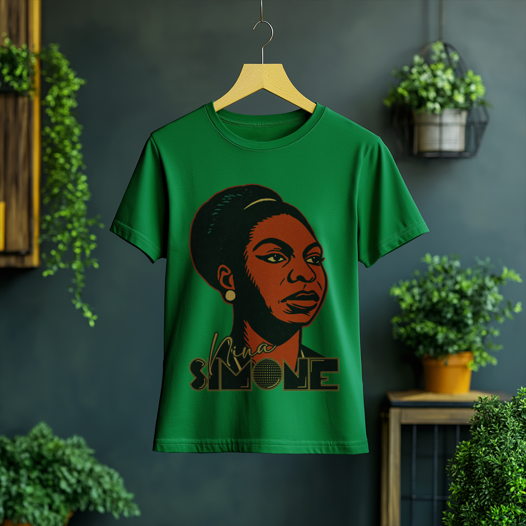 Nome do produto: Camiseta Feminina Nina Simone