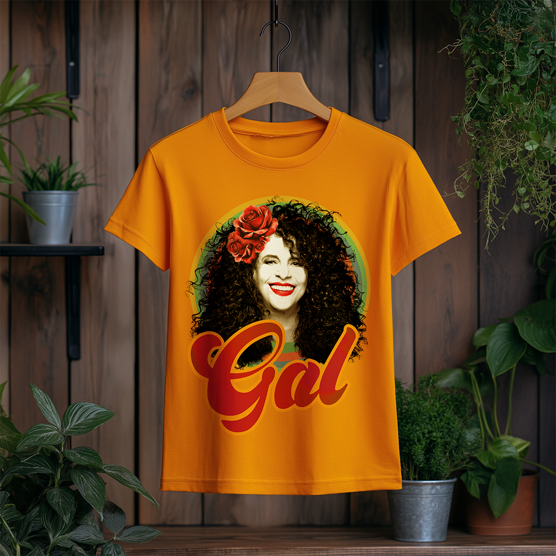 Nome do produto: Camiseta Feminina Gal Costa