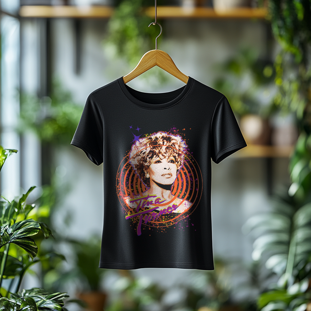 Nome do produto: Camiseta feminina Tina Turner