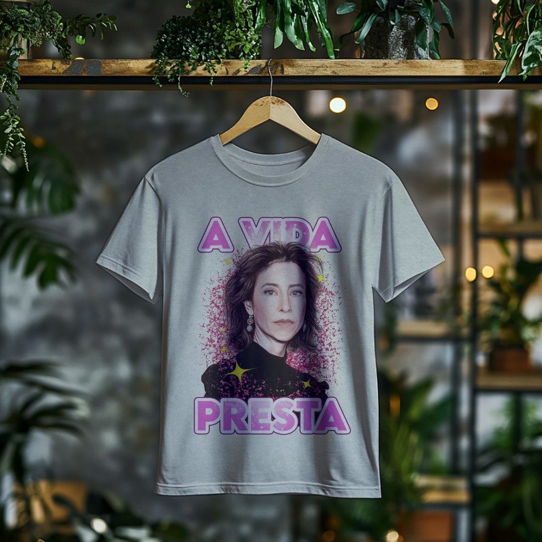 Nome do produto: Camiseta Masculina A Vida Presta