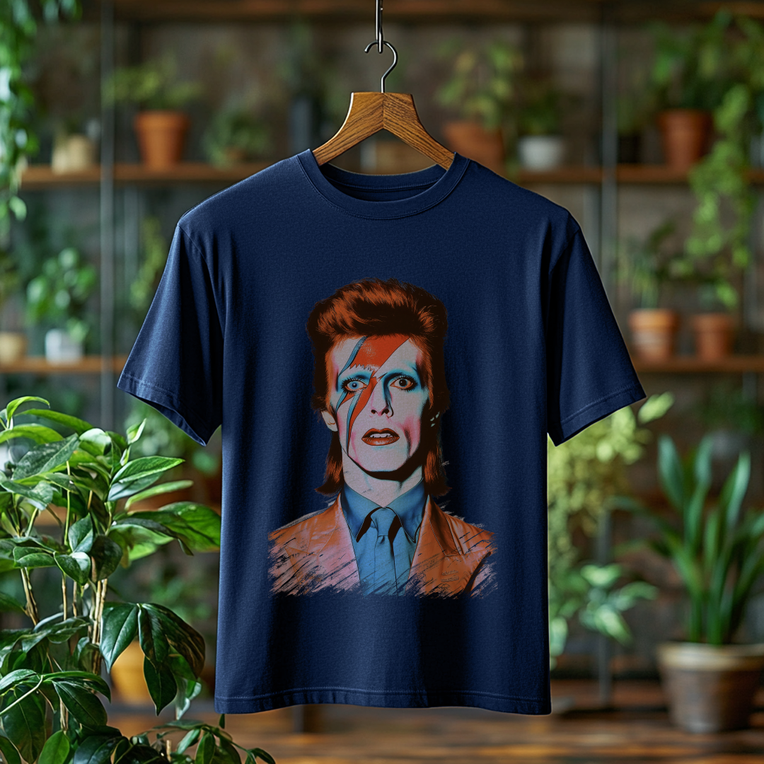 Nome do produto: Camiseta Masculina David Bowie